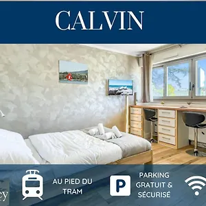 Homey Calvin - New / Free Parking / Proche Tram Appartement Ambilly